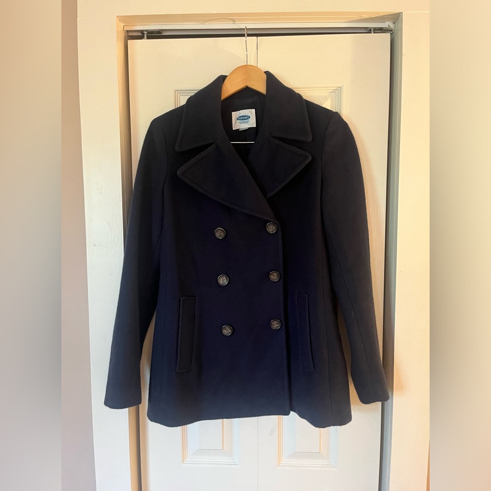 OLD NAVY | Navy blue double-breasted pea coat